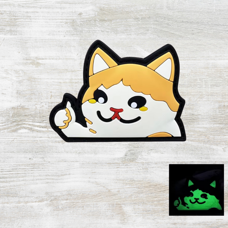 The Meniacc Cat PVC Velcro Patch