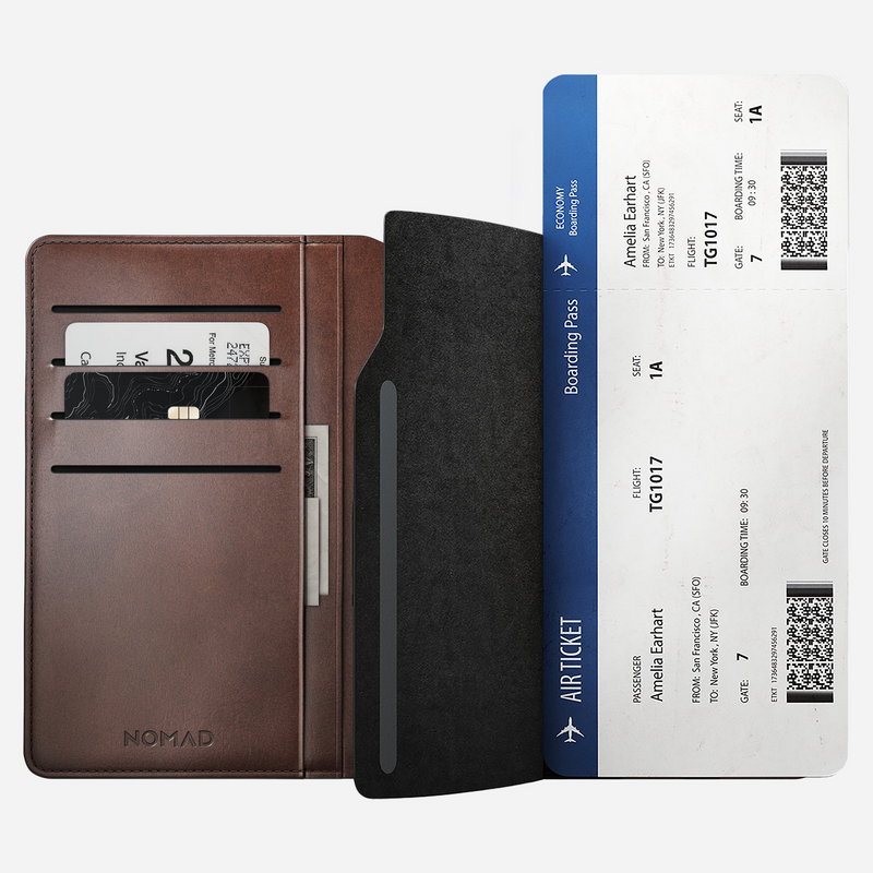 Nomad Passport Wallet - Rustic Brown | Horween | Pen Edition