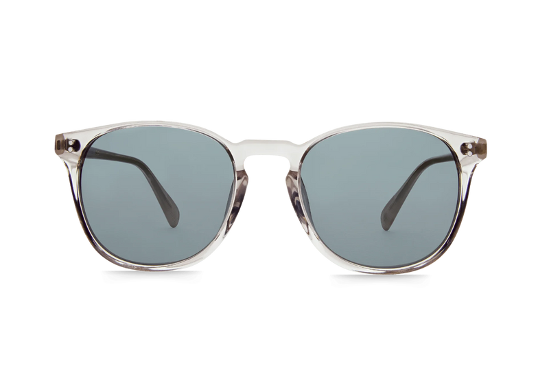 Rocket Eyewear MTO P3 Classic Sunglasses - Smoke Crystal & Ghost with Grey Polarized Lenses (Crystal Strikes Back) - Raised Asian Fit