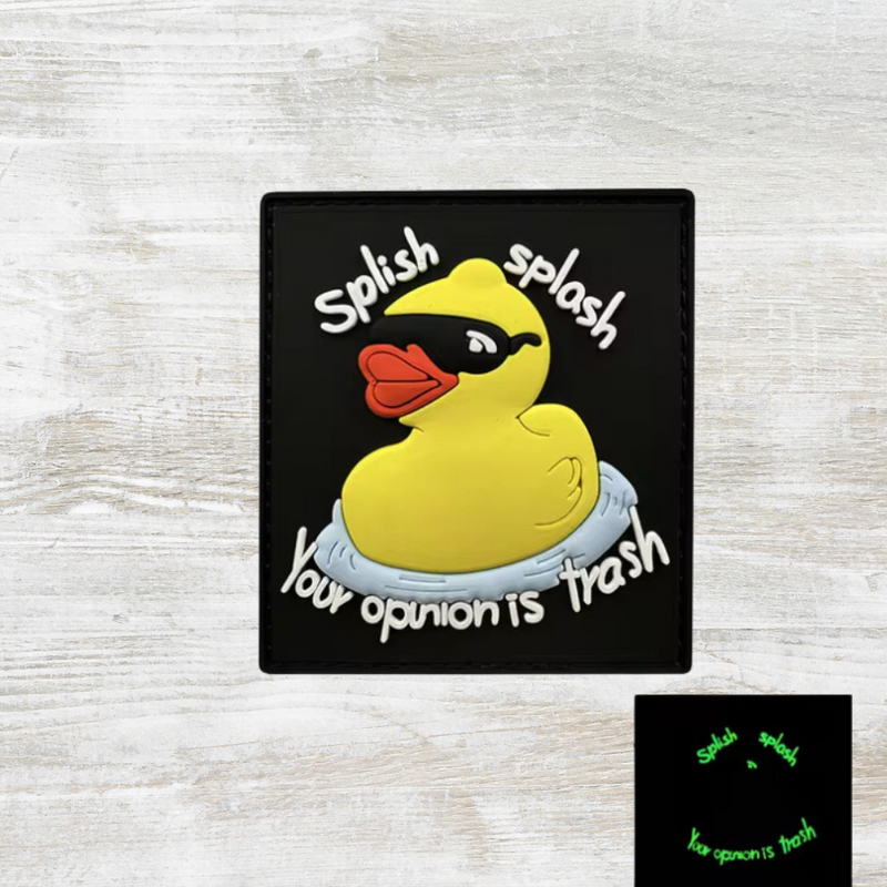 The Meniacc Splish Splash PVC Velcro Patch