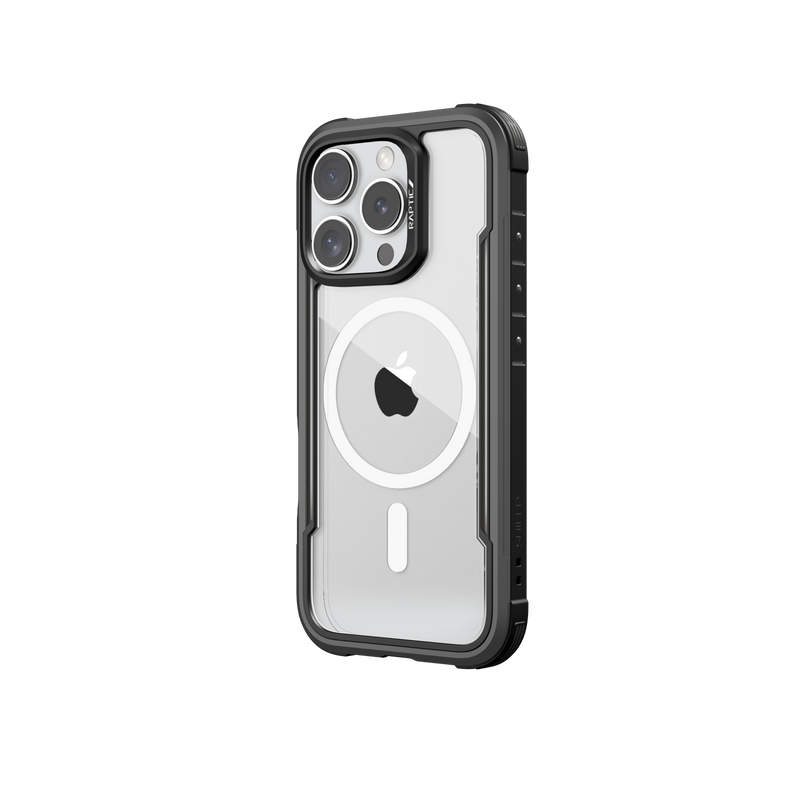 Raptic Shield Case with Magsafe for iPhone 16 Series - Black