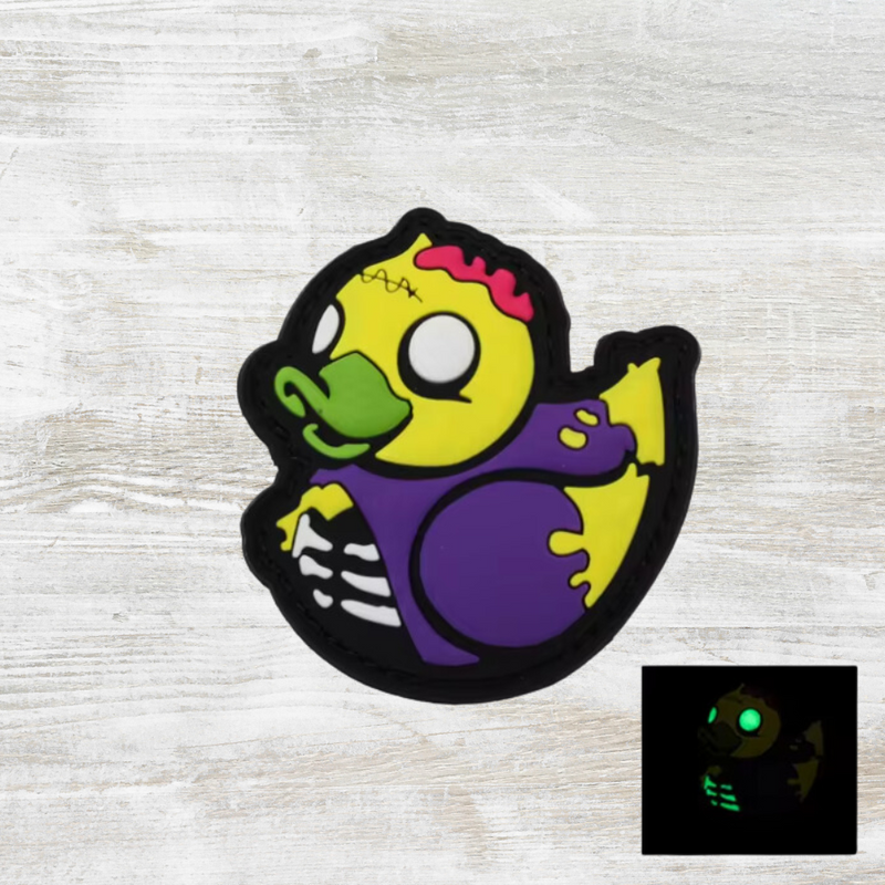 The Meniacc Zombie Ducky PVC Velcro Patch