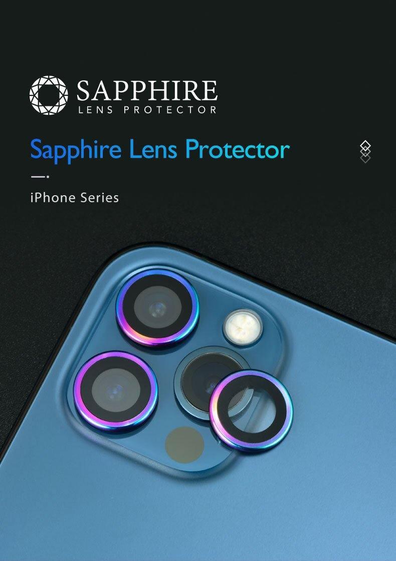 Hoda Sapphire Lens Protector for iPhone 13 Pro/ 13 Pro Max - (3pcs) - Oribags.com