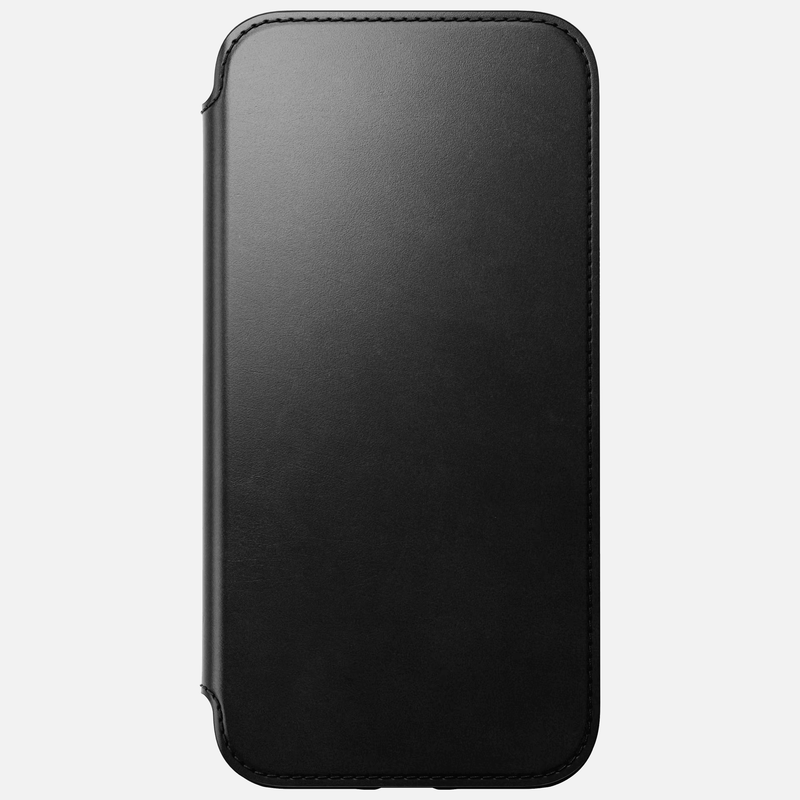 Nomad Modern Leather Folio compatible for iPhone 14 series - Black - Oribags