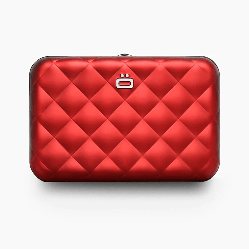 Ogon Quilted Button Card Case Wallet - Oribags