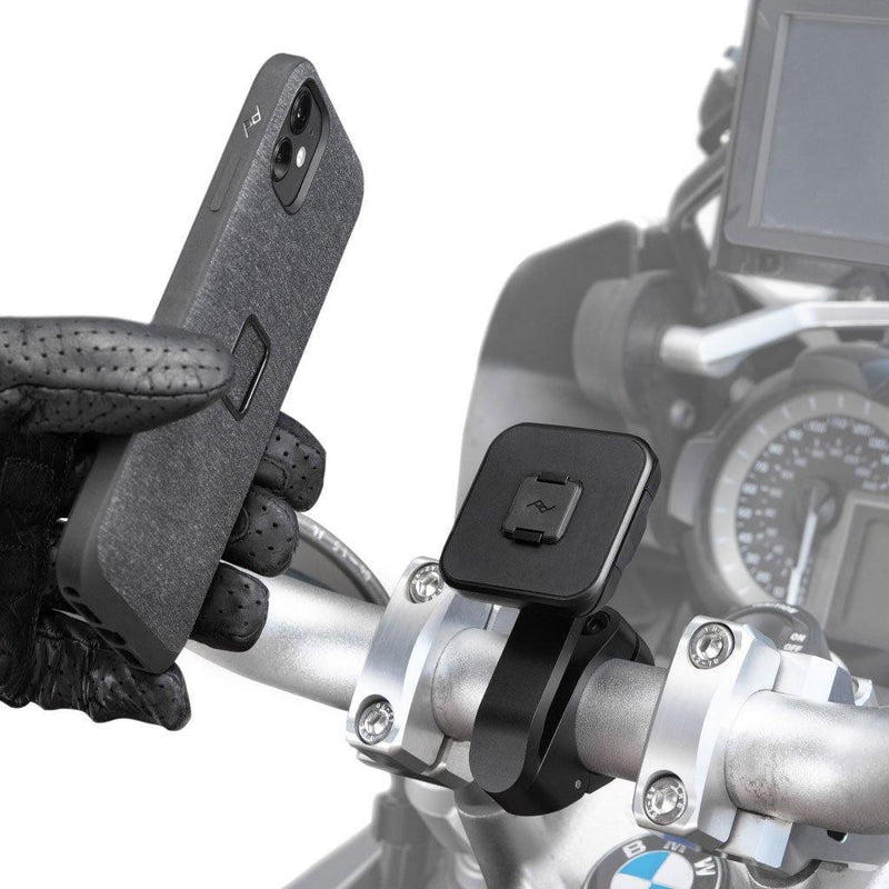 Peak Design Mobile Motorcycle Mount Bar Mount (Black) - Oribags.com