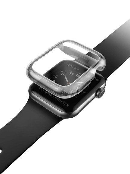 UNIQ Garde Apple Watch Series 5/4 Case with Screen Protection 44mm - Tinted Grey - Oribags.com